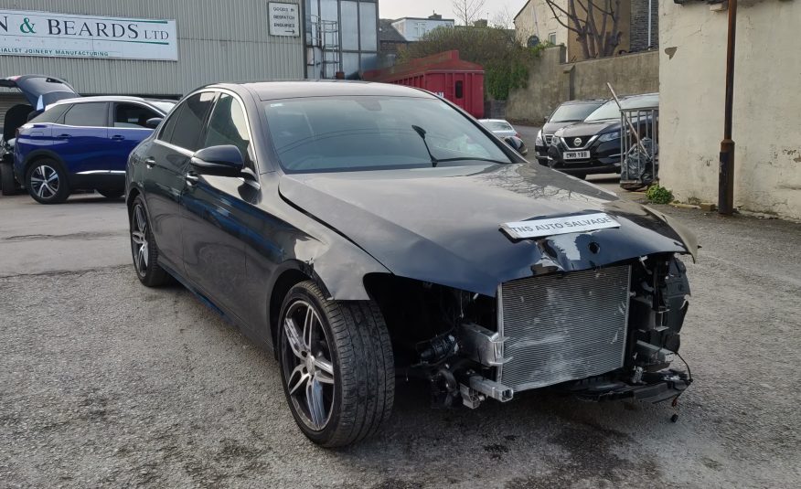 2018 MERCEDES-BENZ E CLASS E220D AMG LINE AUTO CAT N DAMAGED SALVAGE