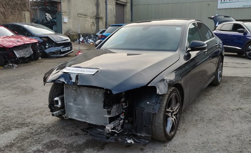 2018 MERCEDES-BENZ E CLASS E220D AMG LINE AUTO CAT N DAMAGED SALVAGE