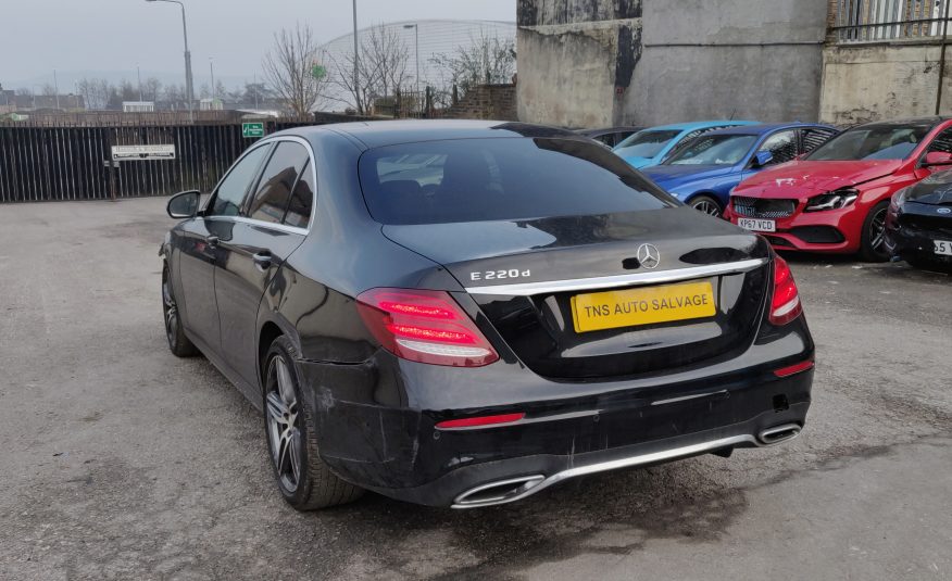 2018 MERCEDES-BENZ E CLASS E220D AMG LINE AUTO CAT N DAMAGED SALVAGE