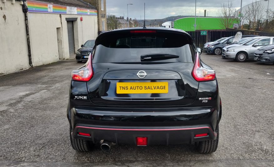 2016 66 NISSAN JUKE NISMO RS 1.6 DIG-T UNRECORDED DAMAGED SALVAGE