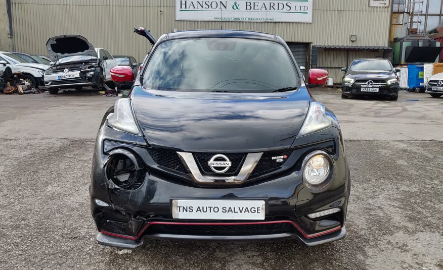 2016 66 NISSAN JUKE NISMO RS 1.6 DIG-T UNRECORDED DAMAGED SALVAGE