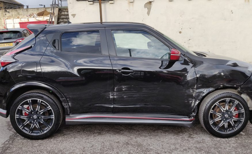 2016 66 NISSAN JUKE NISMO RS 1.6 DIG-T UNRECORDED DAMAGED SALVAGE