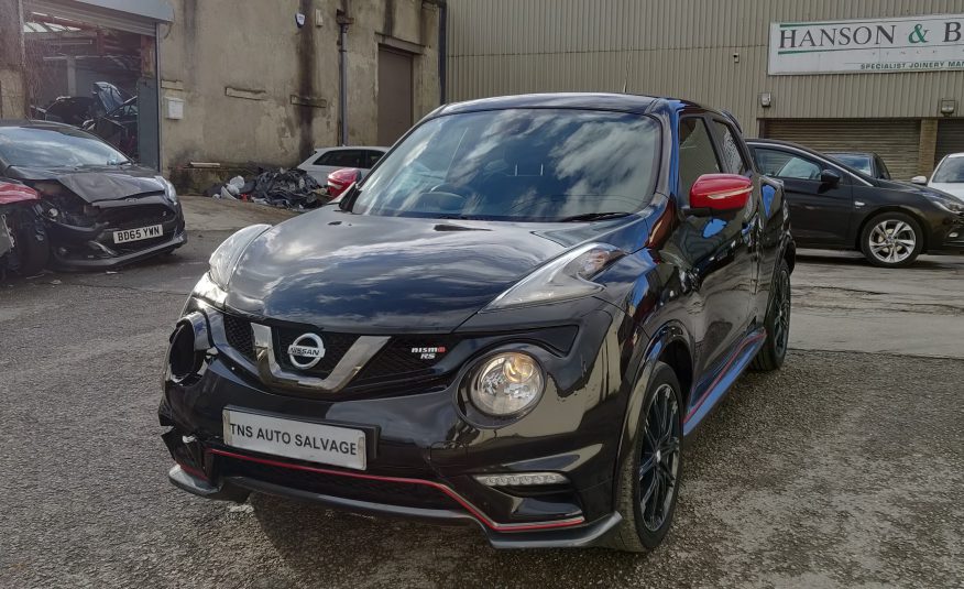 2016 66 NISSAN JUKE NISMO RS 1.6 DIG-T UNRECORDED DAMAGED SALVAGE