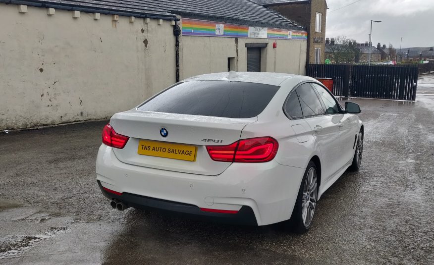 2018 68 BMW 4 SERIES 420i M SPORT AUTO GRAN COUPE UNRECORDED DAMAGED SALVAGE