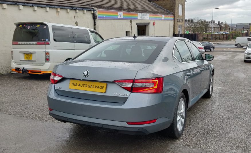 2017 SKODA SUPERB SE 1.6 TDI UNRECORDED DAMAGED SALVAGE