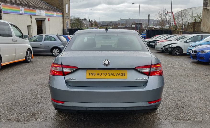 2017 SKODA SUPERB SE 1.6 TDI UNRECORDED DAMAGED SALVAGE