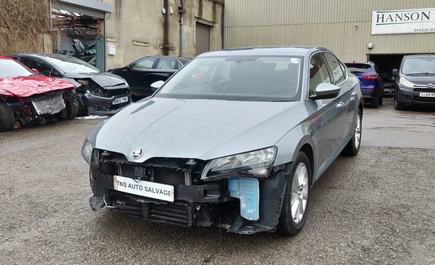 2017 SKODA SUPERB SE 1.6 TDI UNRECORDED DAMAGED SALVAGE