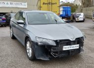 2017 SKODA SUPERB SE 1.6 TDI UNRECORDED DAMAGED SALVAGE