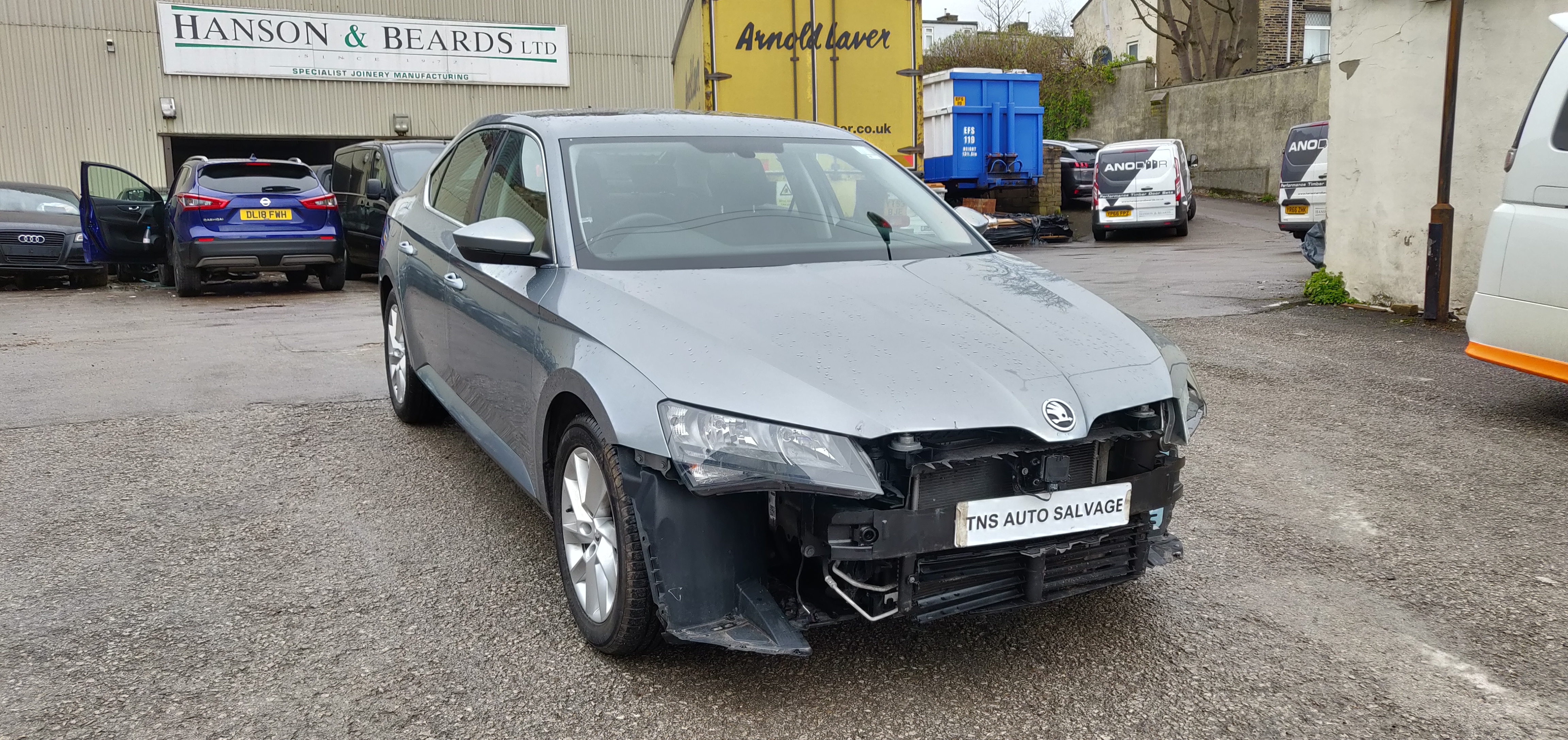 2017 SKODA SUPERB SE 1.6 TDI UNRECORDED DAMAGED SALVAGE