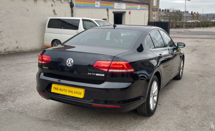 2017 VOLKSWAGEN PASSAT SE BUSINESS 2.0 TDI DSG UNRECORDED DAMAGED SALVAGE