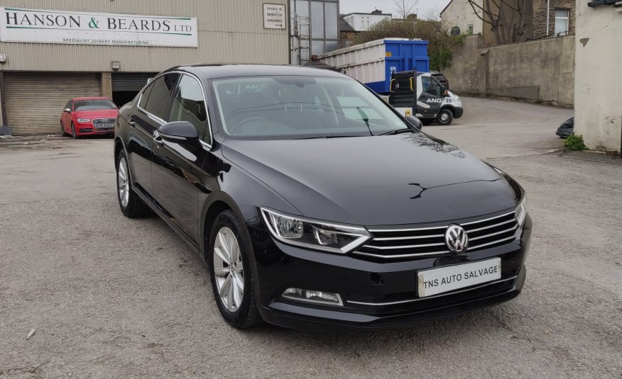 2017 VOLKSWAGEN PASSAT SE BUSINESS 2.0 TDI DSG UNRECORDED DAMAGED SALVAGE