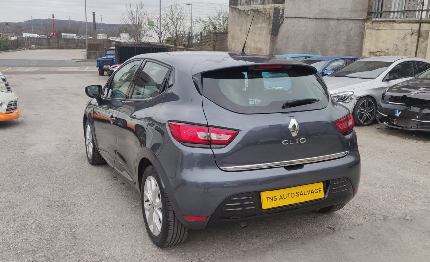 2017 RENAULT CLIO 1.2 TCe DYNAMIQUE NAV CAT N DAMAGED SALVAGE