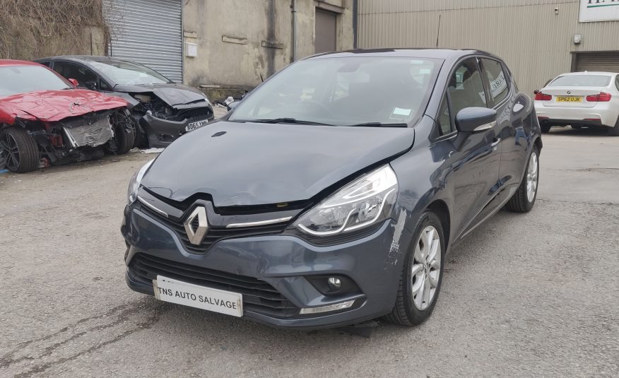 2017 RENAULT CLIO 1.2 TCe DYNAMIQUE NAV CAT N DAMAGED SALVAGE