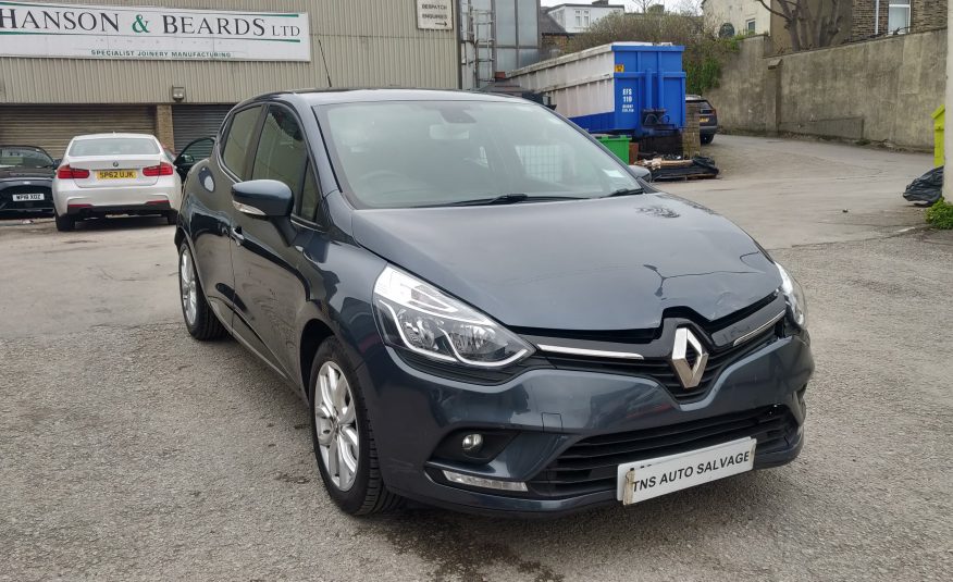 2017 RENAULT CLIO 1.2 TCe DYNAMIQUE NAV CAT N DAMAGED SALVAGE