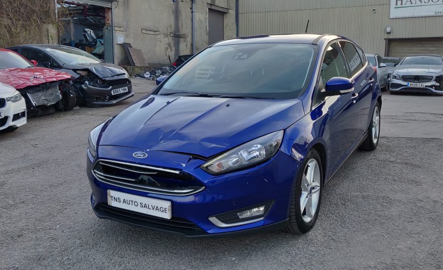 2017 FORD FOCUS 1.0T AUTO TITANIUM UNRECORDED DAMAGED SALVAGE