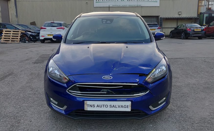 2017 FORD FOCUS 1.0T AUTO TITANIUM UNRECORDED DAMAGED SALVAGE