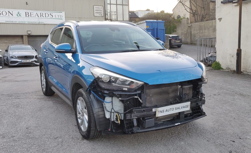 2018 HYUNDAI TUCSON 1.7 CRDi PREMIUM BLUE DRIVE UNRECORDED DAMAGED SALVAGE