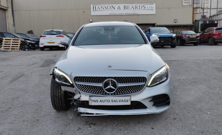 2018 MERCEDES-BENZ C CLASS C220 D COUPE AMG PREMIUM CAT S SALVAGE