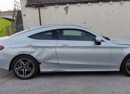 2018 MERCEDES-BENZ C CLASS C220 D COUPE AMG PREMIUM CAT S SALVAGE