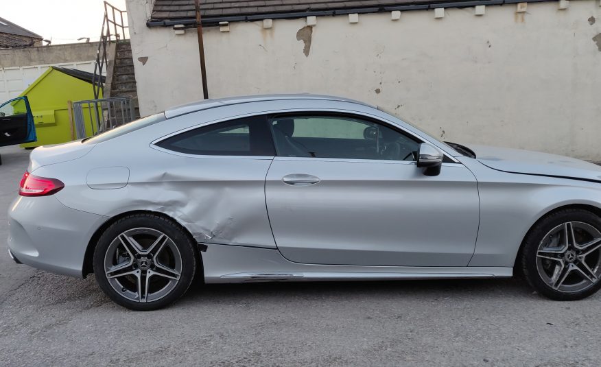 2018 MERCEDES-BENZ C CLASS C220 D COUPE AMG PREMIUM CAT S SALVAGE