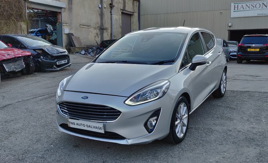 2018 18 FORD FIESTA TITANIUM 1.0L TURBO ECOBOOST CAT S DAMAGED SALVAGE