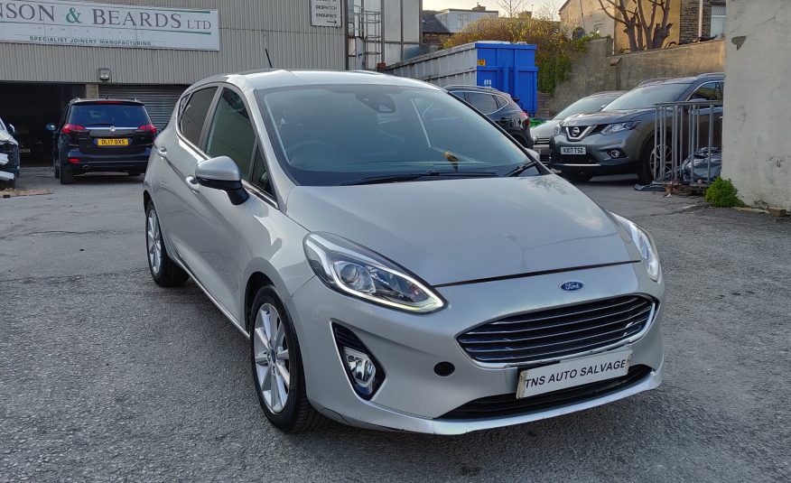 2018 18 FORD FIESTA TITANIUM 1.0L TURBO ECOBOOST CAT S DAMAGED SALVAGE