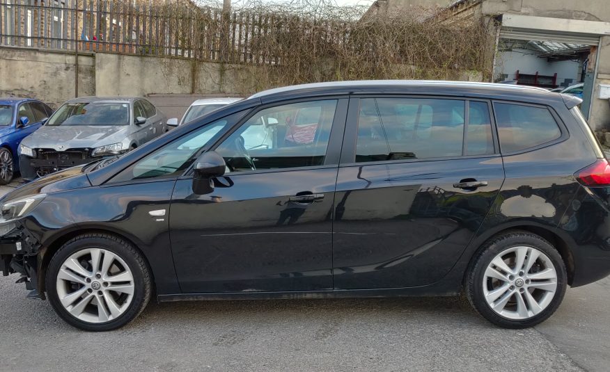 2017 VAUXHALL ZAFIRA TOURER SRI NAV 2.0 CDTi AUTO UNRECORDED SALVAGE