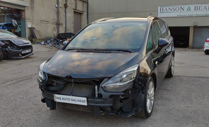 2017 VAUXHALL ZAFIRA TOURER SRI NAV 2.0 CDTi AUTO UNRECORDED SALVAGE