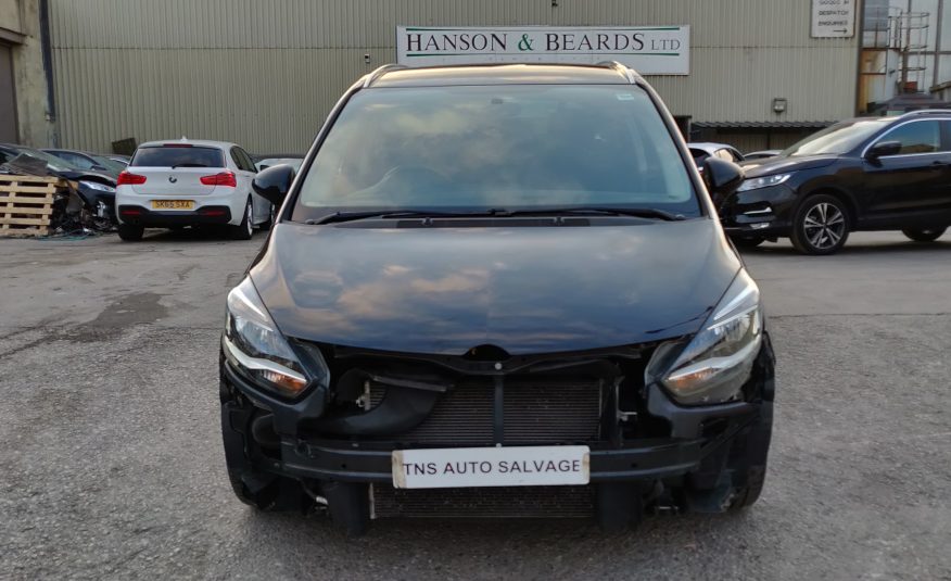 2017 VAUXHALL ZAFIRA TOURER SRI NAV 2.0 CDTi AUTO UNRECORDED SALVAGE