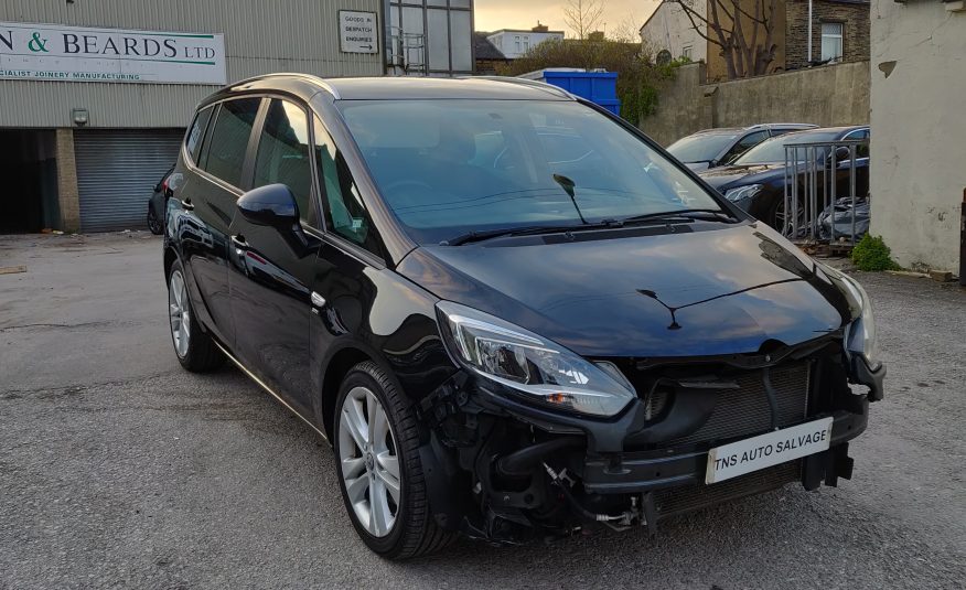 2017 VAUXHALL ZAFIRA TOURER SRI NAV 2.0 CDTi AUTO UNRECORDED SALVAGE