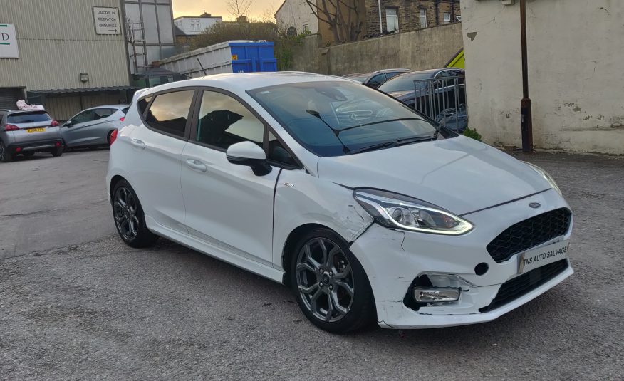 2018 18 FORD FIESTA ST-LINE 1.0L TURBO ECOBOOST CAT S DAMAGED SALVAGE