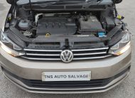 2017 VOLKSWAGEN TOURAN SE AUTO 2.0 TDI DSG BLUEMOTION CAT S DAMAGED SALVAGE