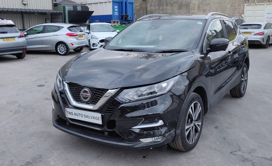 2018 68 NISSAN QASHQAI N-CONNECTA 1.5 DCI CAT S DAMAGED SALVAGE