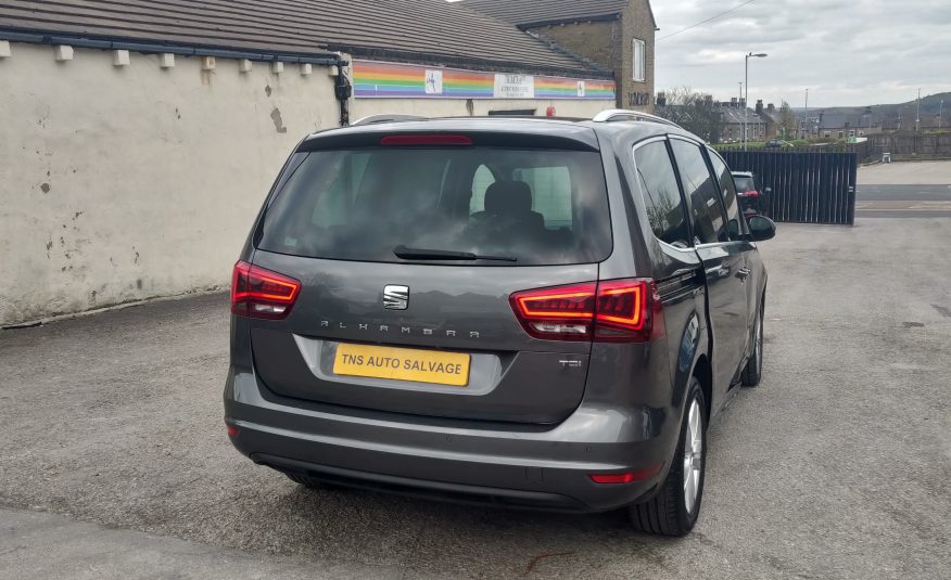 2017 SEAT ALHAMBRA 2.0 TDI SE AUTO DSG CAT N DAMAGED SALVAGE