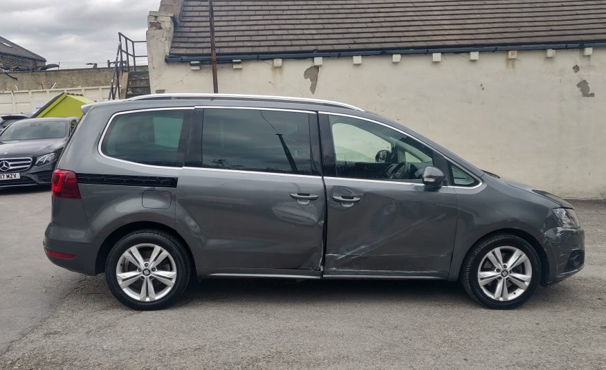 2017 SEAT ALHAMBRA 2.0 TDI SE AUTO DSG CAT N DAMAGED SALVAGE