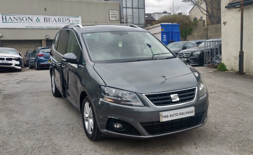 2017 SEAT ALHAMBRA 2.0 TDI SE AUTO DSG CAT N DAMAGED SALVAGE