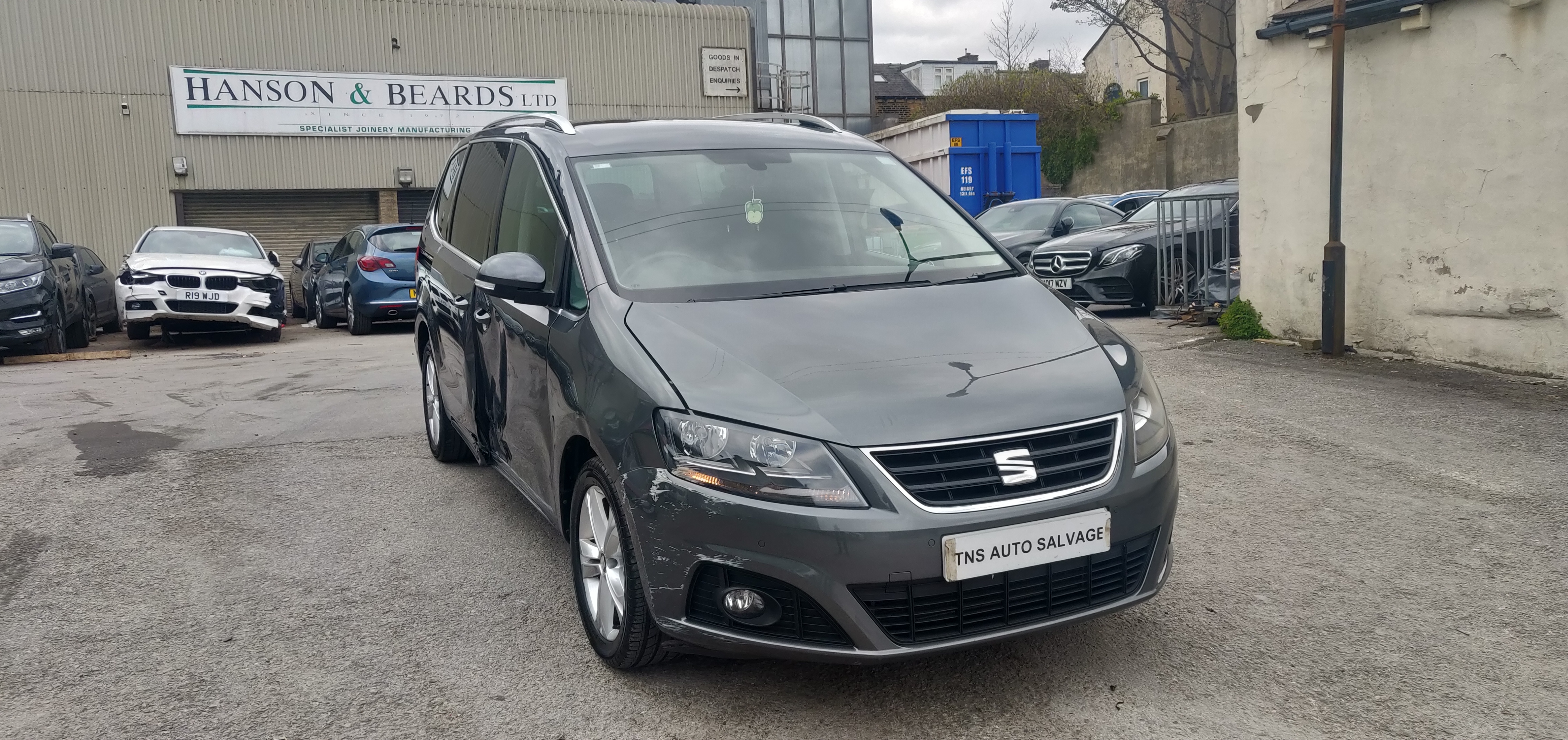 2017 SEAT ALHAMBRA 2.0 TDI SE AUTO DSG CAT N DAMAGED SALVAGE