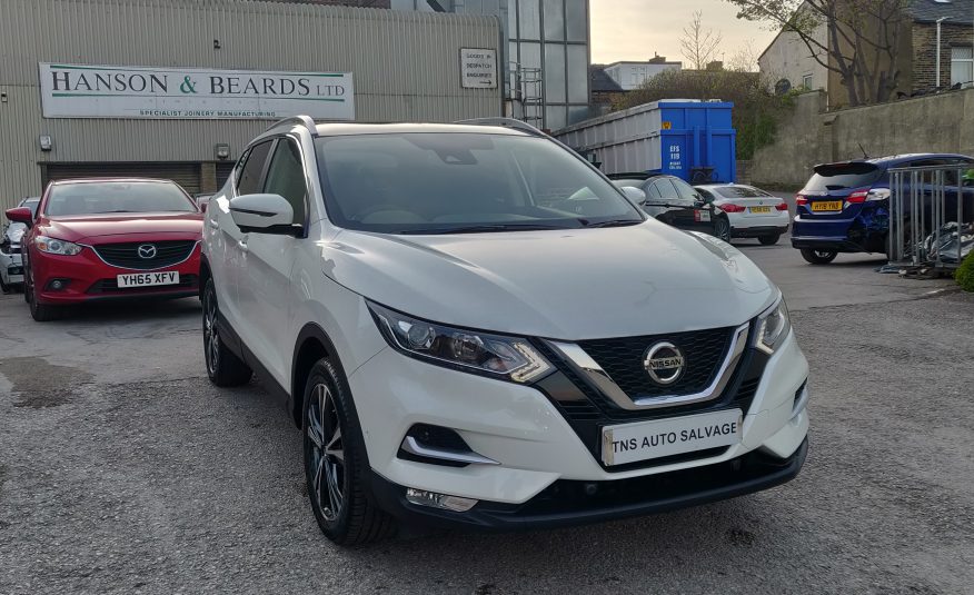 2018 68 NISSAN QASHQAI N-CONNECTA 1.5 DCI CAT N DAMAGED SALVAGE