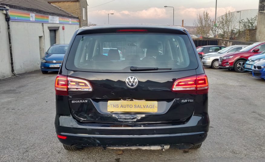 2017 VOLKSWAGEN SHARAN 2.0 TDI S BLUEMOTION TECH AUTO DSG CAT N DAMAGED SALVAGE