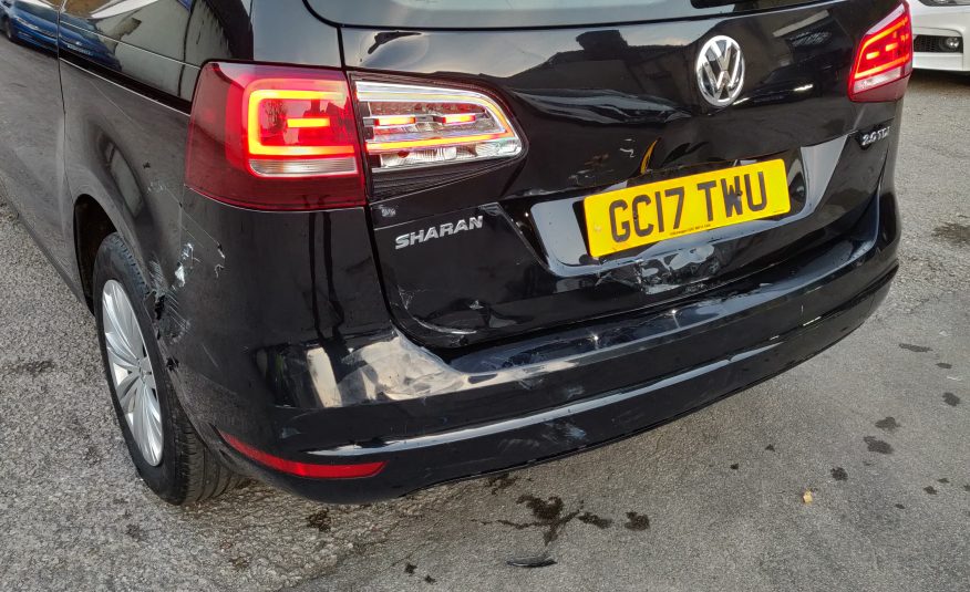 2017 VOLKSWAGEN SHARAN 2.0 TDI S BLUEMOTION TECH AUTO DSG CAT N DAMAGED SALVAGE