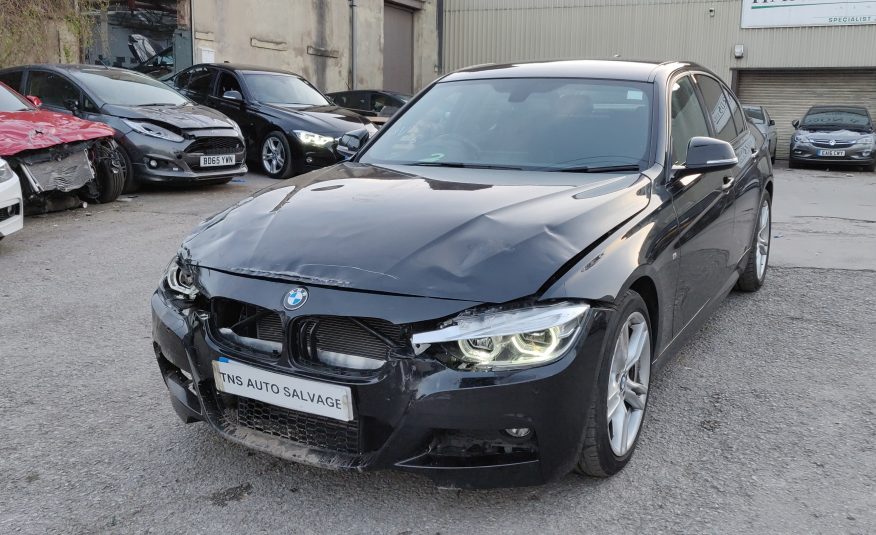 2017 67 BMW 3 SERIES 320D M SPORT AUTO CAT S DAMAGED SALVAGE