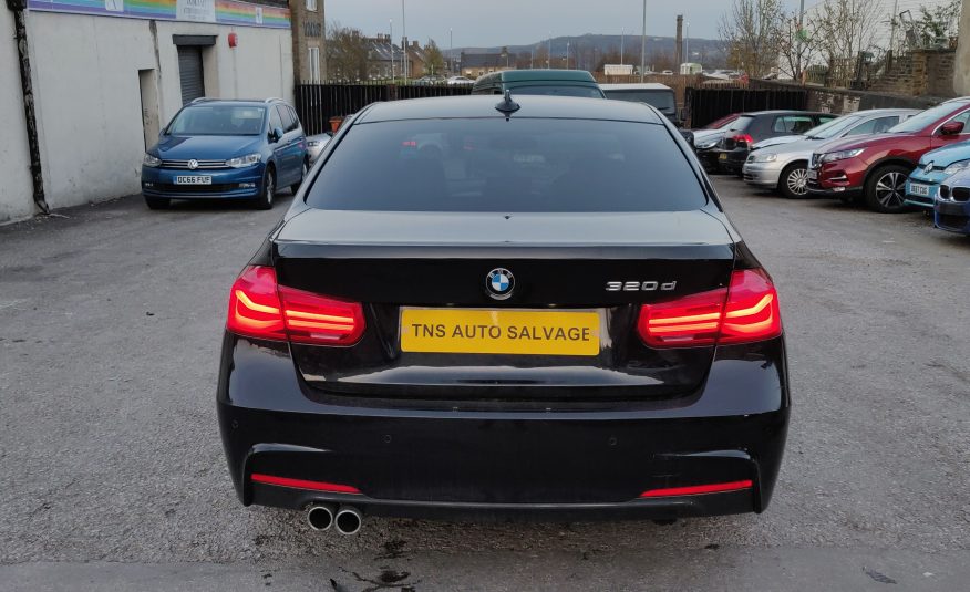 2017 67 BMW 3 SERIES 320D M SPORT AUTO CAT S DAMAGED SALVAGE