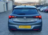 2017 VAUXHALL ASTRA 1.4 TURBO AUTO ELITE NAV UNRECORDED DAMAGED SALVAGE