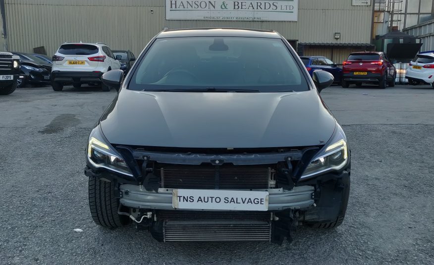 2017 VAUXHALL ASTRA 1.4 TURBO AUTO ELITE NAV UNRECORDED DAMAGED SALVAGE