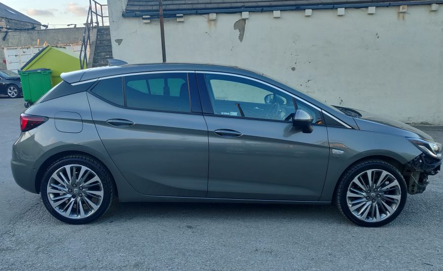 2017 VAUXHALL ASTRA 1.4 TURBO AUTO ELITE NAV UNRECORDED DAMAGED SALVAGE