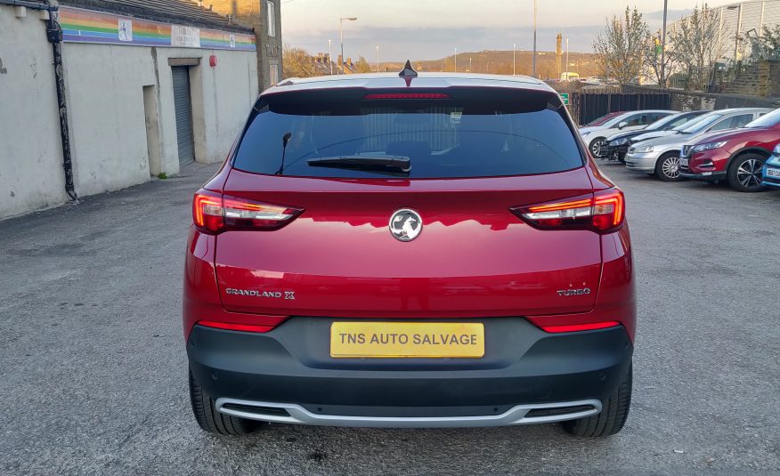 2018 VAUXHALL GRANDLAND X 1.2 SPORTS NAV SUV UNRECORDED DAMAGED SALVAGE