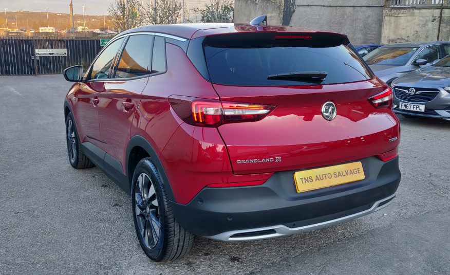 2018 VAUXHALL GRANDLAND X 1.2 SPORTS NAV SUV UNRECORDED DAMAGED SALVAGE