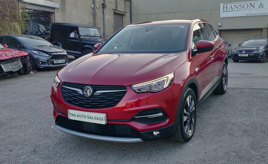 2018 VAUXHALL GRANDLAND X 1.2 SPORTS NAV SUV UNRECORDED DAMAGED SALVAGE