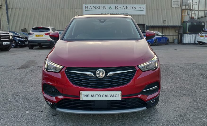 2018 VAUXHALL GRANDLAND X 1.2 SPORTS NAV SUV UNRECORDED DAMAGED SALVAGE