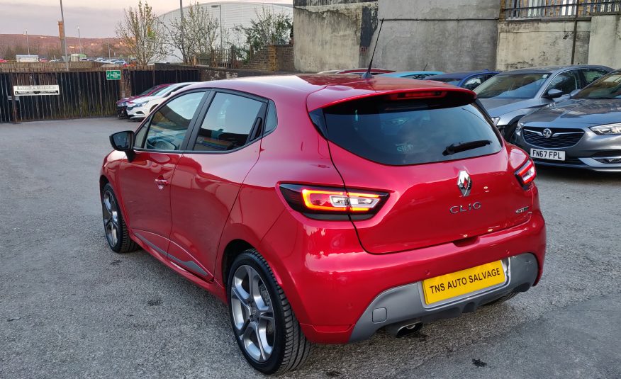 2018 68 RENAULT CLIO 1.0 TCe GT-LINE NAV UNRECORDED DAMAGED SALVAGE